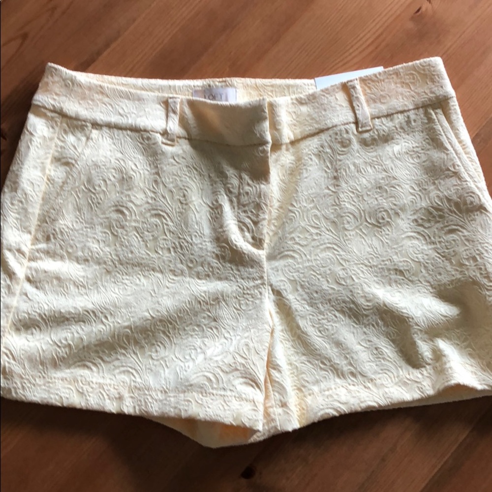 Loft embroidered shorts